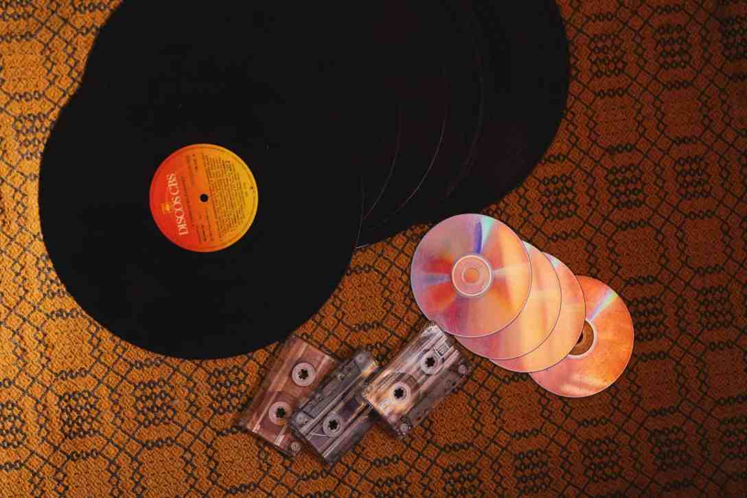 vinyles et cassettes